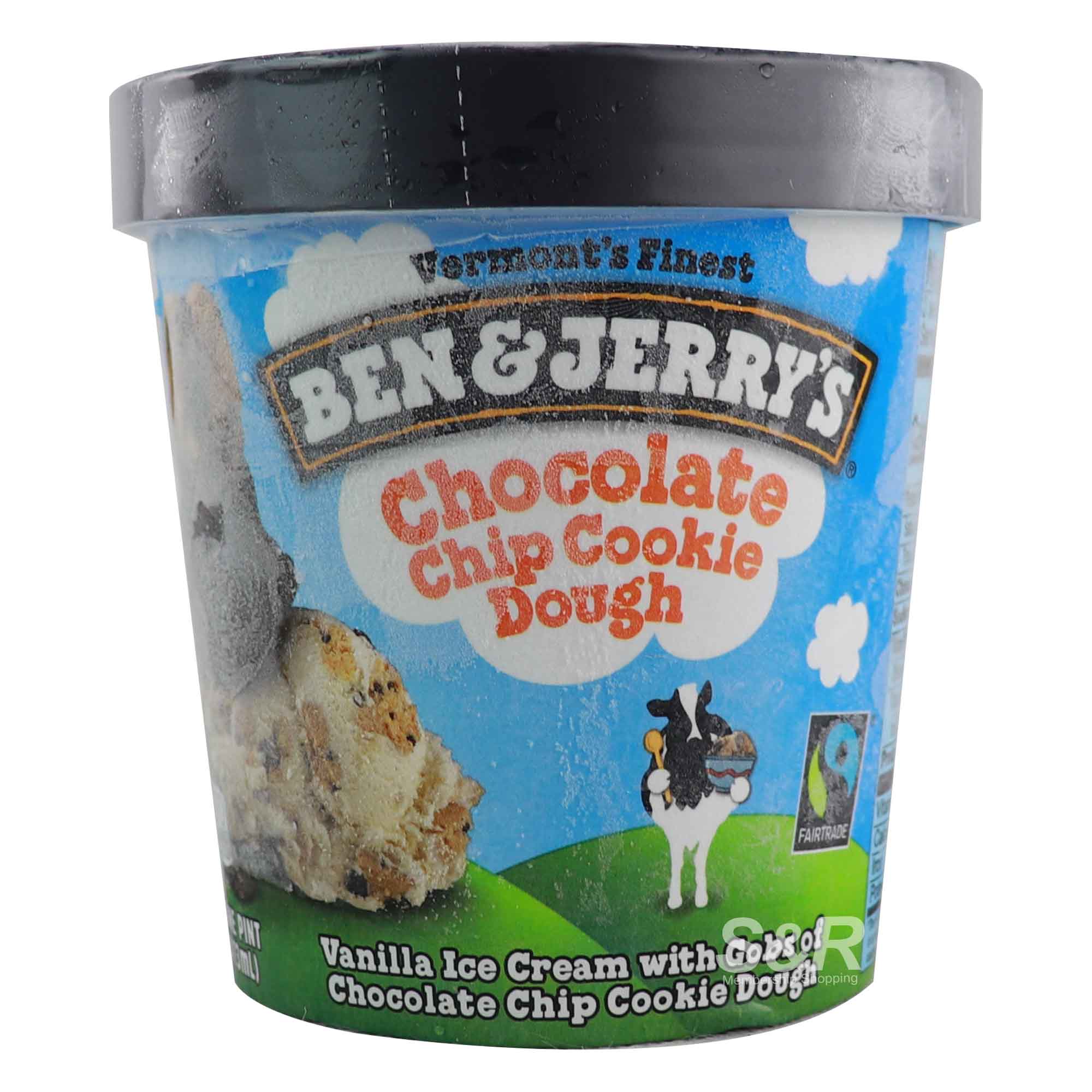 Ben & Jerry's Chocolate Chip Cookie Dough Ice Cream 473mL